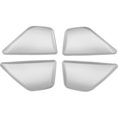 1 set of silver ABS interior car door handle decorative covers/door cup covers suitable for Mercedes-Benz (1/5)