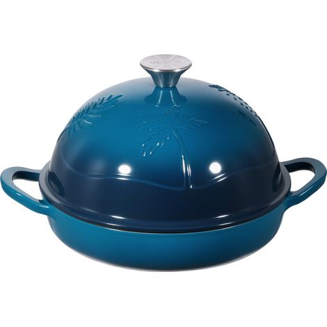 VEVOR Forno Olandese in Ghisa Smaltata, Pentola da 4,7 l per la Cottura del Pane, Pentola con Coperchio e Doppi Manici, Compatibile con Forni a Induzione Fino a 260 ℃, per Cucinare e Arrostire (1/5)
