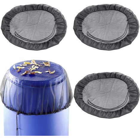 4 Pièces Filet Recuperateur Eau,Filet Protection Recuperateur Eau de Pluie 60cm,Recuperateur Eau Pluie,Filet Citerne Pluie,Filtre Eau de Pluie,Filet pour Cuve à Eau (60) (1/5)