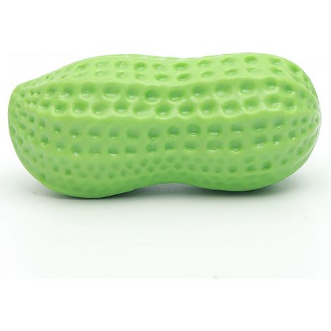 Jouets de meulage pour chien Pet Sound Milk Fragrance Toy Cacahuète TPR Résistant aux morsures Simulation Cacahuète(vert) (1/5)