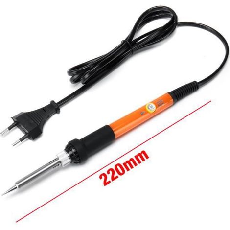 220V 60W 60Pcs Pyrogravure Bois Stylo Pyrograveur Fer à souder Panne Rechange EU Plug (1/4)