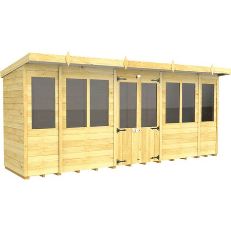 16 x 4 Pent Summer House