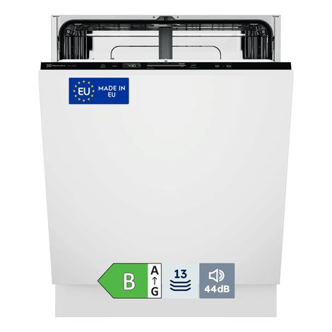 Electrolux Lave-vaisselle encastrable 60 cm - Tout intégrable 13 couverts Classe B 44 dBA E62LB100S MADE IN EUROPE
