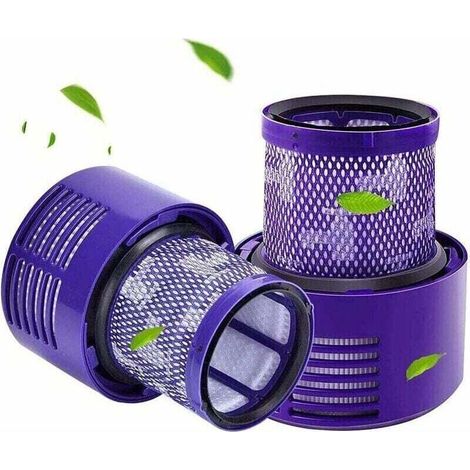 filtres de Rechange pour Dyson V10,filtres Dyson V10, Dyson V10 Series Remplacez le filtre ,Filtre de Remplacement Accessoires DY-969082-01(2Packs)(V10)-- (1/4)