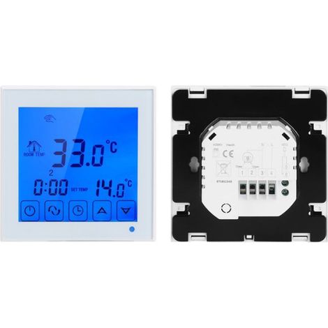 Thermostat électrique Thermostat de chauffage électrique domestique, régulateur de température, régulateur jardin parasol (1/5)