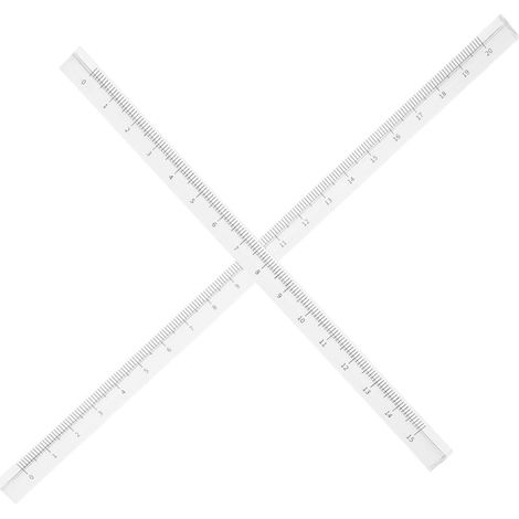 pièces de papeterie mesure transparentes pour étudiants Unités (1/5)