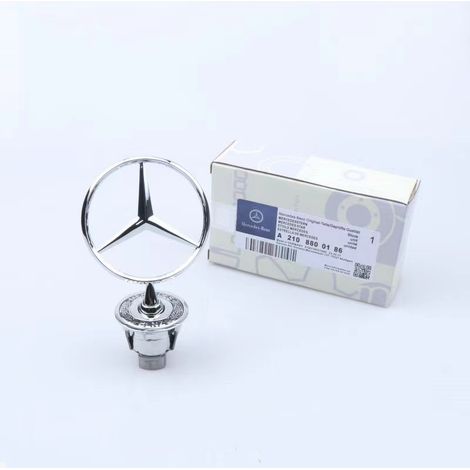 Emblème étoile d'origine Mercedes-Benz pour capot moteur (OEM A2108800186-FF)