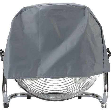 Housse de Ventilateur Industrielle Anti-UV Imperméable Pliable pour Intérieur Extérieur Chambre Gris