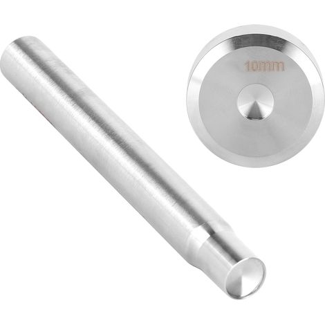 Outil de rivetage en cuir avec embouts 10mm, idéal pour la maroquinerie DIY et projets en cuir. (1/5)