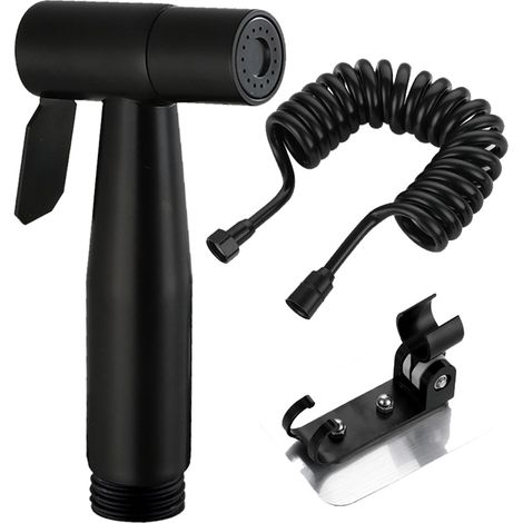 Douchette de bidet portable, pression d'eau réglable, avec tuyau de bidet (1/5)