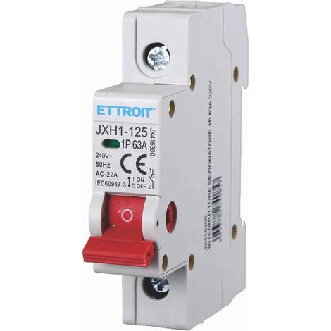 ETTROIT INTERRUTTORE DI ISOLAMENTO SEZIONATORE 1P 63A 220V (1/3)