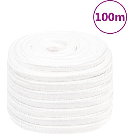 vidaXL Corde de bateau Blanc complet 20 mm 100 m Polypropylène (1/5)