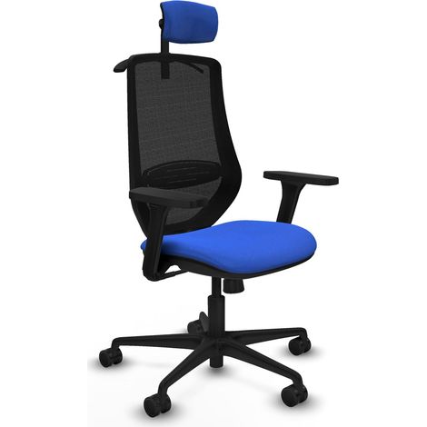 Piqueras y Crespo Mardos Sedia da Ufficio Blu Ergonomica