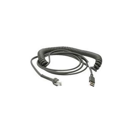 Zebra - Cable USB de 9 pies para lectores de códigos de barras