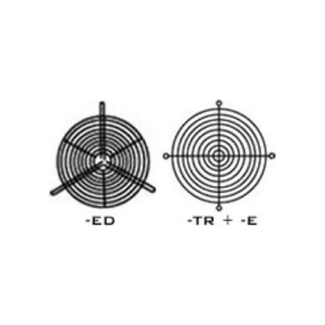Intake grille for Torrette TR and TR ED roof fan range