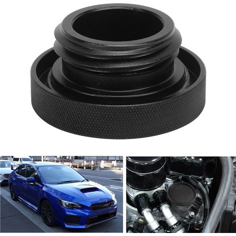 Modification auto : WRX STI FRS BRZ 86, bouchon de réservoir rond noir (1/5)