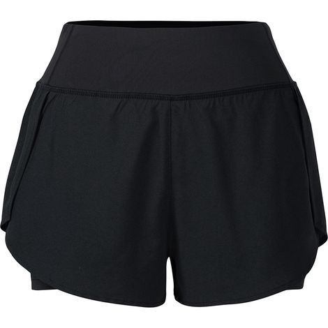 Short de course pour femmes avec poche large ceinture de couverture couche de doublure doublure de Sport Leggings de Fitness entraînement athlétique gymnase vêtements de sport à domicile (1/5)