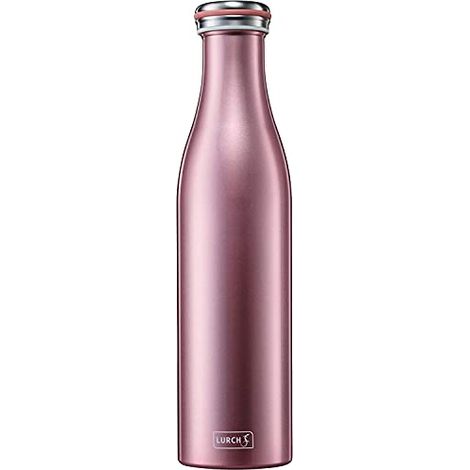 Borraccia termica Lurch in acciaio da 0,75 l color oro rosa (1/4)