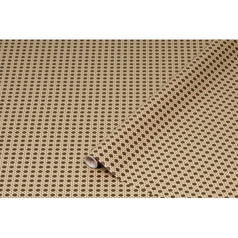 film adhésif pour meuble décoratif – Tissé Canne 67,5 cm x 2 m (1/5)