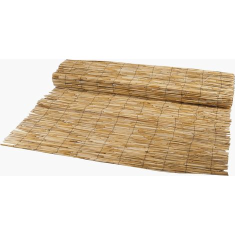 Werka Pro – Canisse en roseau naturel 1,5 x 10 m – Épaisseur 4-6 cm – Brise vue pour espaces privés – Système de fixation inclus