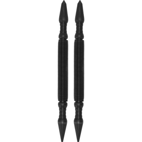 Lot de 2 poinçons centraux double tête, force de frappe 3500 PSI, embout 3/16" pour clous et 1/16", pour bois et métal. (1/5)