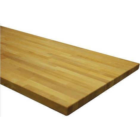 ADB Vollholz Werkbankplatte 2000x750x50 mm Werkbank Arbeitsplatte Tischplatte (1/4)
