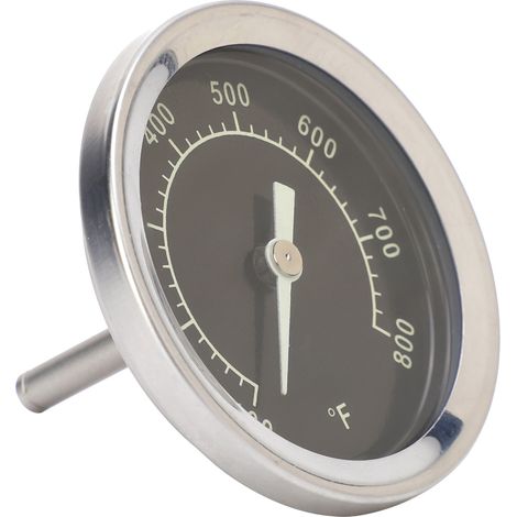 Grillthermometer aus Edelstahl, Skala von 100 bis 800 °F, wasserdicht nach IP55, Hitzeanzeige für Grill, Backofen und Smoker (1/5)