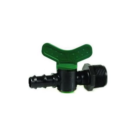 Valvola con derivazione filetto maschio 16x1/2" per Tubo PE da 16-20 mm IVVMP27M0N16B