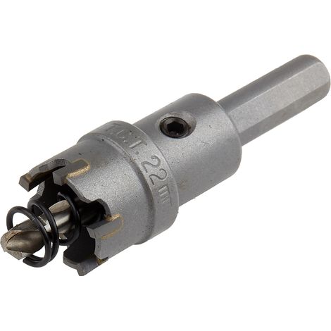 Jeu de forets à carotter RS PRO Pointes au carbure de tungstène 22mm, profondeur de coupe 13mm ( Prix pour 1 )