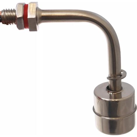 Ultra Secure – Détecteur d'inondation filaire inox – Contact sec NO/NC – Résistant aux intempéries – Installation facile avec écrou de fixation