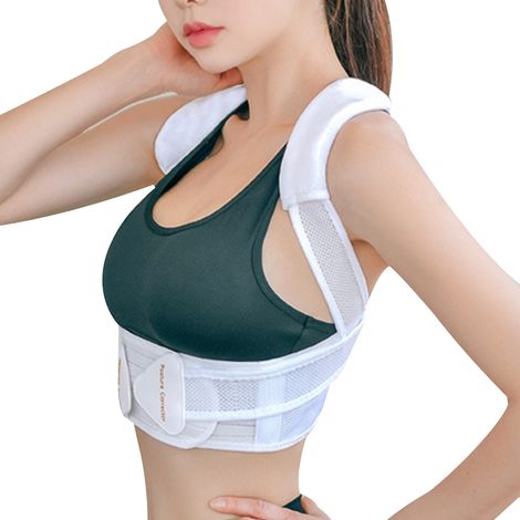 Correcteur De Posture - Sangle Réglable Pour Épaules Et Clavicules - Pour Améliorer L'Alignement Vertébral - 1 Pièce (1/5)