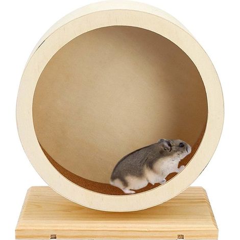 Roue Longziming pour hamsters - Roue silencieuse - Roue d'exercice silencieuse et sûre pour petits animaux - 1 - Usage domestique (1/5)