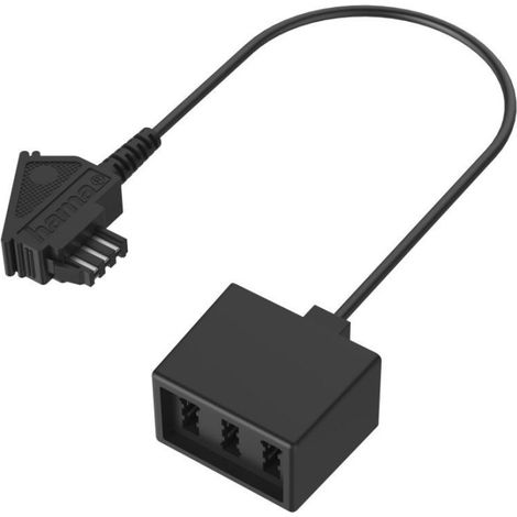 Hama TAE-Verteiler 3 TAE-NFF-Kupplungen für Telefone