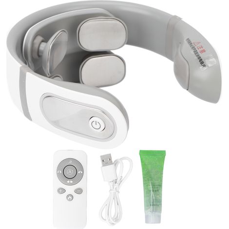 Filiyano – Masseur électrique pour la nuque, compresse chaude 42 °C, masseur intelligent flottant à 360° pour la nuque et les épaules avec gel, 13 g (1/5)