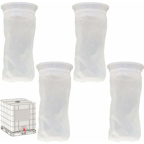 Nylon Filter, 4 Pcs Tank Filter Accessories, Nylon Rainwater IBC Tank Filter Replacement Filter for Rainwater Tank (1/5)