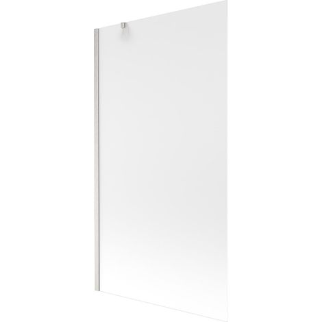 Mexen Next paratia per vasca da bagno a 1 anta 100 x 150 cm, smerigliato, nichel spazzolato - 895-100-000-00-30-97 (1/5)