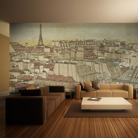 Papier Peint XXL "Au Revoir Paris " 270x550cm (1/2)