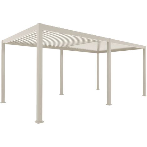 sweeek - Bioklimatische Pergola mit Lamellendach Triomphe 3x6m