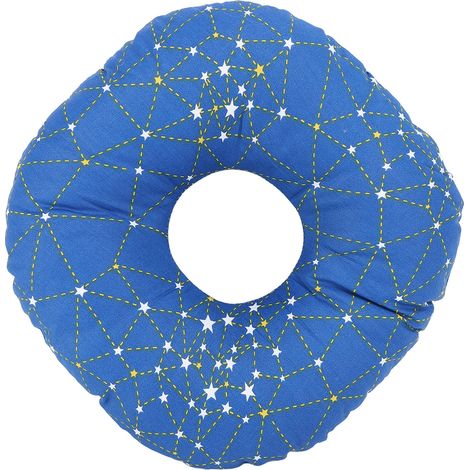 Coussin d'oreille en forme de donut pour les personnes dormant sur le côté. Réduit les frottements. Coton doux et respirant. Protection d'oreille idéale pour les utilisateurs d'écouteurs. (1/5)
