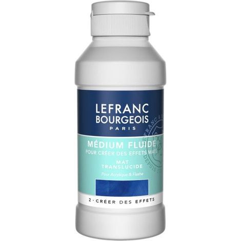 Médium gel - Effet mate - Peinture acrylique - Lefranc Bourgeois - 250ml