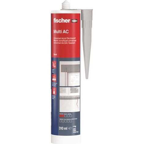 Fischer Sigillante Acrilico DA 310ml grigio - 53111