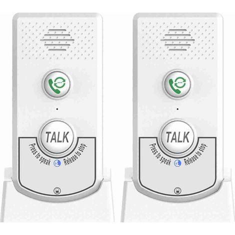 Interphone vocal sans fil, système d'appel de communication bidirectionnel à longue portée pour la maison (1/5)