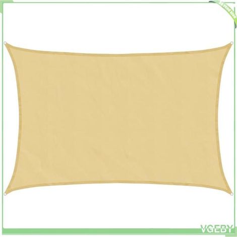 Voile d'ombrage - FAFEICY - 4000571 - 4,5x3 m - 100% polyester Oxford PU - Anti-UV et résistant à l'eau (1/5)