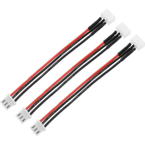 Câble de Rallonge de Connecteur de Prise d'Équilibrage de Batterie 2S pour Voitures RC, Avions Télécommandés - Lot de 3 (1/5)