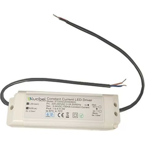 Lucibel STD002 LED-Treiber 3-34 VDC 700 mA 18 W max