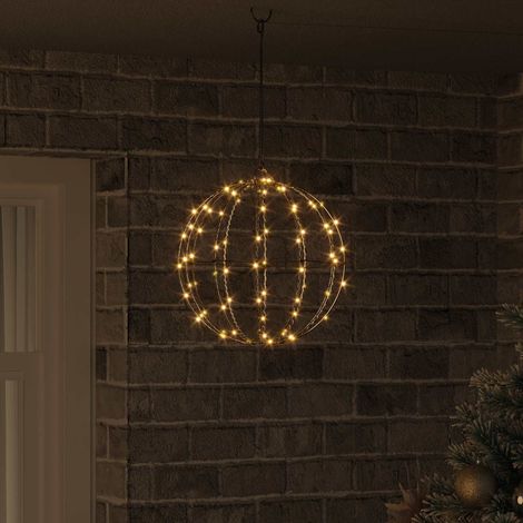 vidaXL Christmas Finial Light 96 LEDs Warm White Diameter 30 x 32 cm (1/5)
