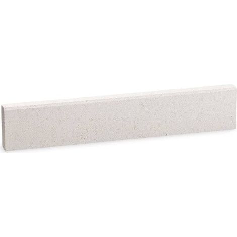Zócalo Albarracín Blanco - remate limpio entre pared y suelo, dentro y fuera - 40 × 2,5 × 7,5 cm - Unidad - Blanco (1/5)