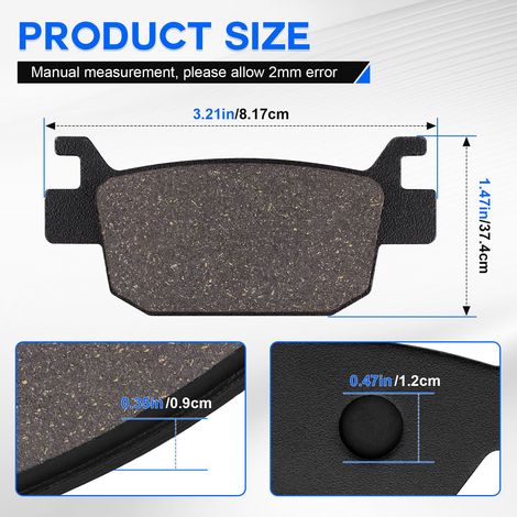 Motorcycle and electric vehicle brake pads ADV150A/150 2019-2021 rear disc brake pads