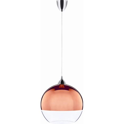 Suspension Nowodvorski Globe cuivre verre Ø20 cm E27 (1/2)