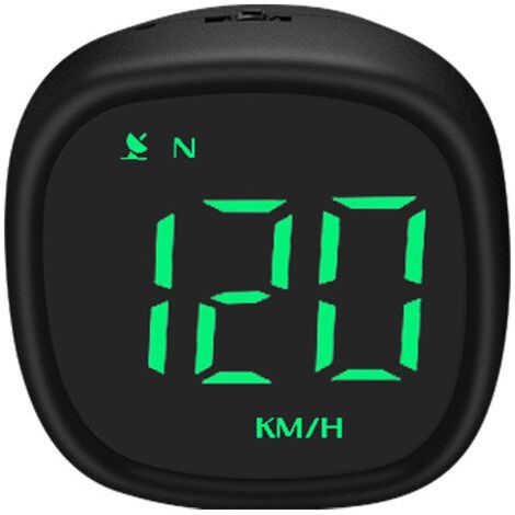 M30 Universel HUD GPS Compteur de Vitesse Horloge Voiture Boussole ÉLectronique LumièRe Verte Fatigue Rappel Conduite pour Moto